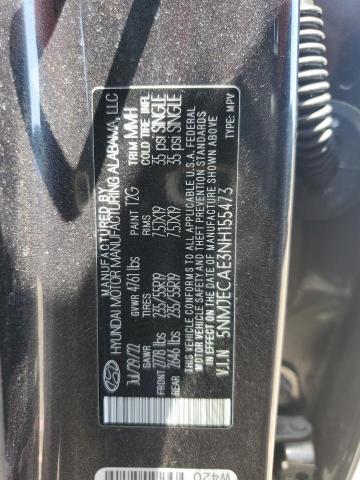 2022 HYUNDAI TUCSON LIM - 5NMJECAE3NH155473