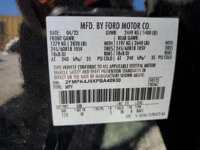 2023 FORD EDGE SEL - 2FMPK4J9XPBA40930