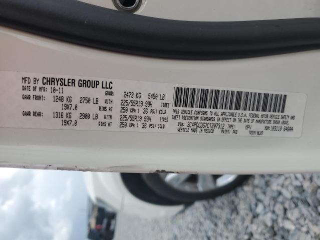 2012 DODGE JOURNEY CREW - 3C4PDCDG7CT207312