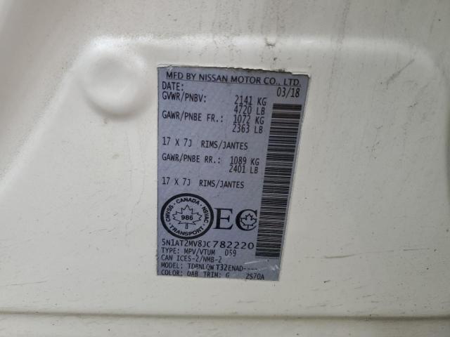 2018 NISSAN ROGUE S 5N1AT2MV8JC782220