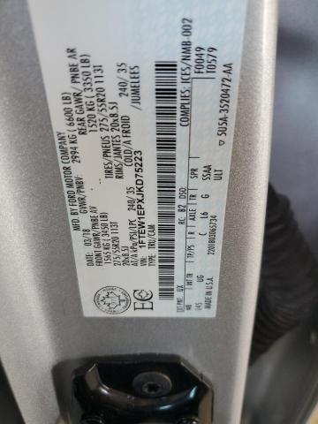 2018 FORD F150 SUPER 1FTEW1EPXJKD75223