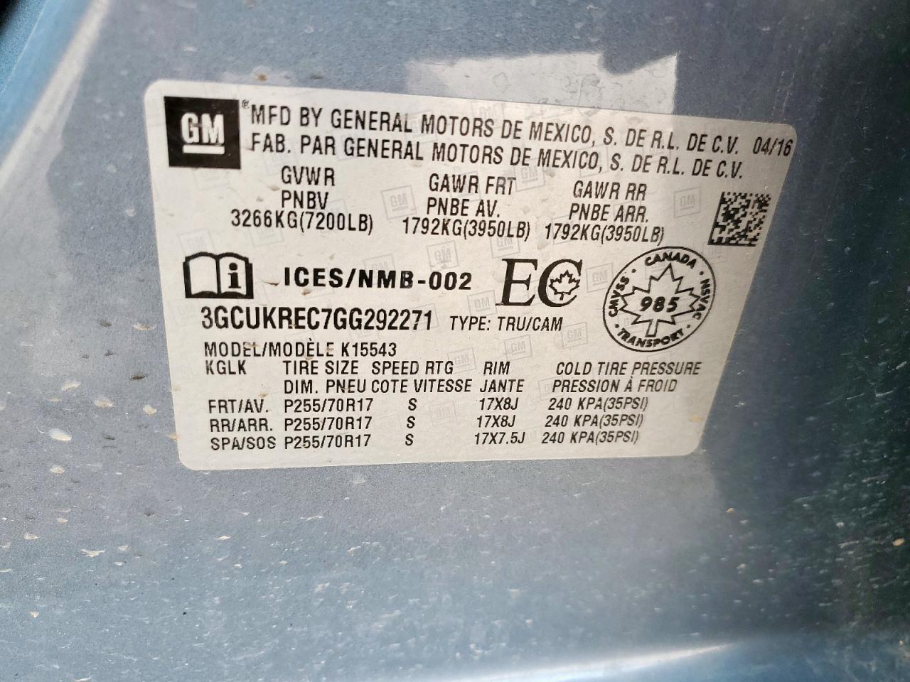 CHEVROLET SILVERADO K1500 LT