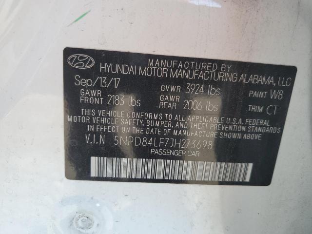 2018 HYUNDAI ELANTRA SE - 5NPD84LF7JH273698