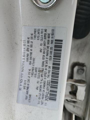 2019 MAZDA 3 PREFERRE 3MZBPADLXKM106001