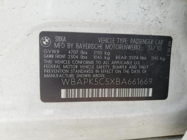 2011 BMW 328 XI SUL - WBAPK5C5XBA661669