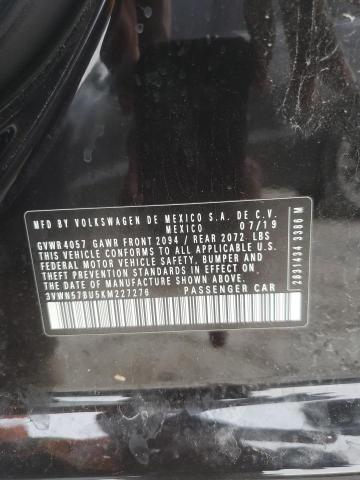 2019 VOLKSWAGEN JETTA S - 3VWN57BU5KM227276