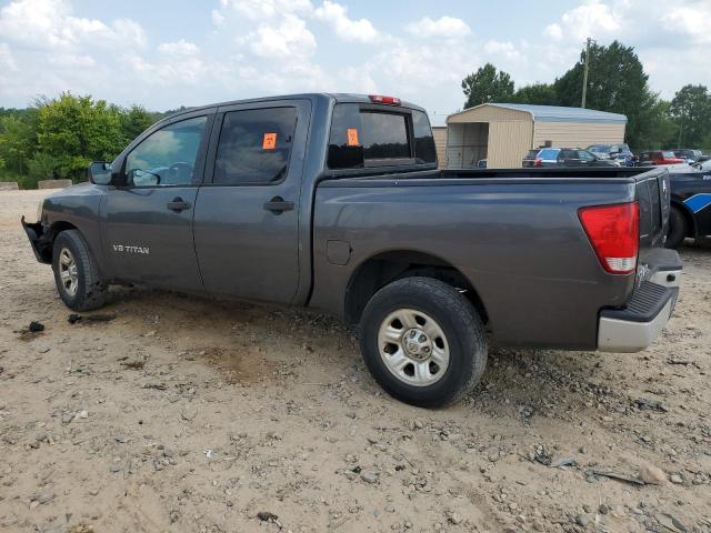 NISSAN TITAN XE 2007 gray crew pic gas 1N6AA07AX7N205612 photo #3