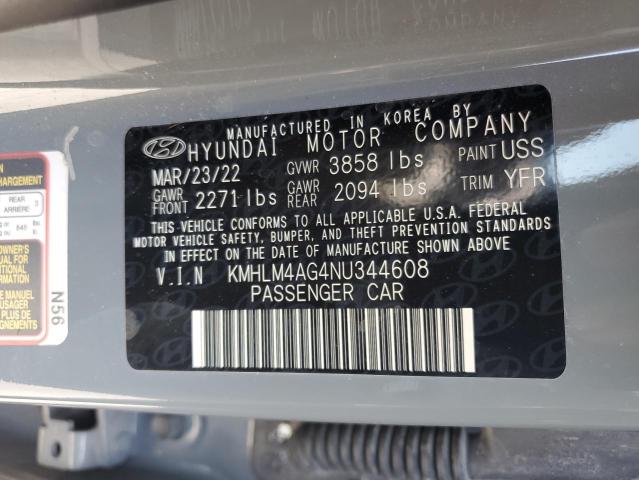 2022 HYUNDAI ELANTRA SE - KMHLM4AG4NU344608