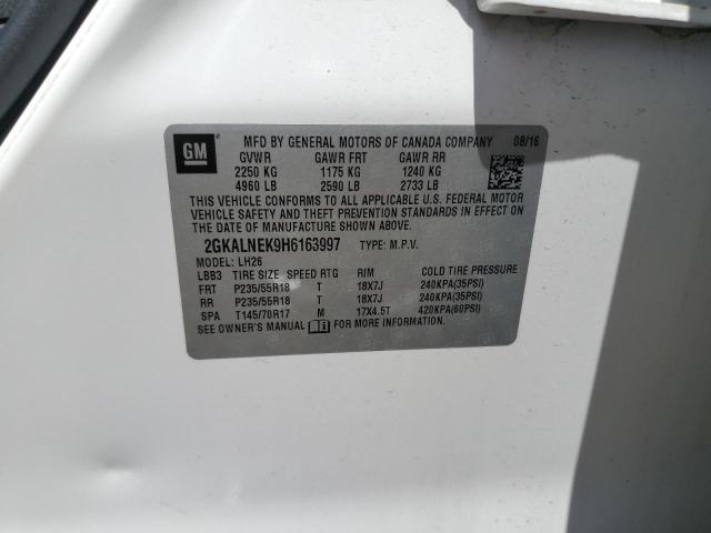 2017 GMC TERRAIN SL 2GKALNEK9H6163997