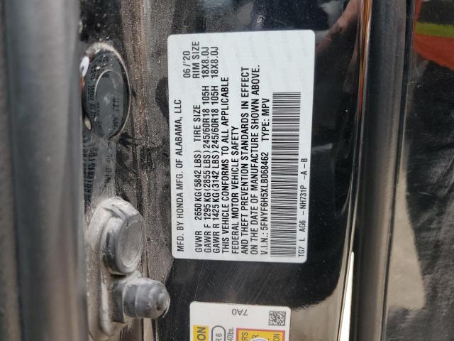 2020 HONDA PILOT EXL - 5FNYF6H5XLB068462
