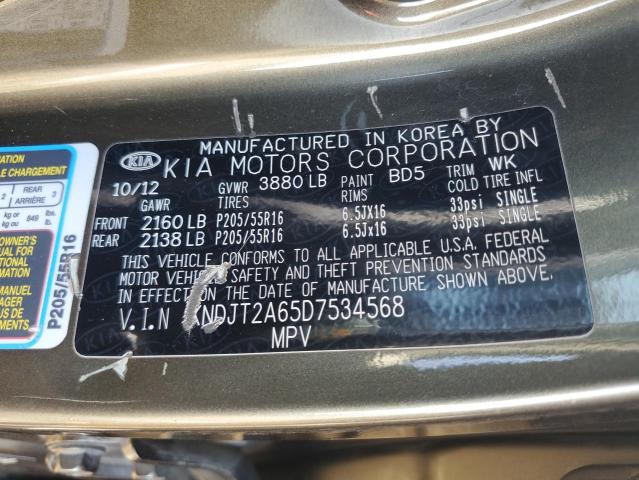 2013 KIA SOUL + - KNDJT2A65D7534568