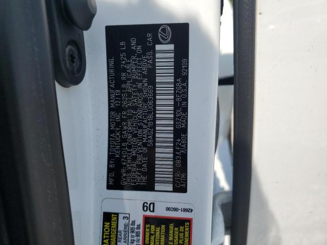 2020 LEXUS ES 350 F S 58AGZ1B18LU063669