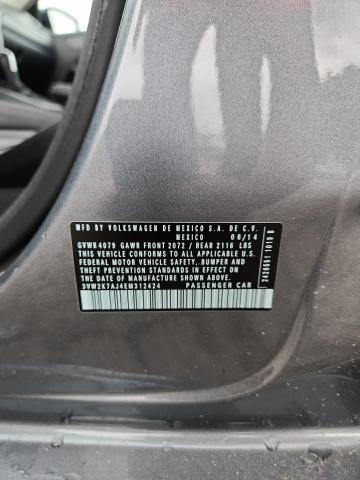 2014 VOLKSWAGEN JETTA BASE - 3VW2K7AJ4EM312424