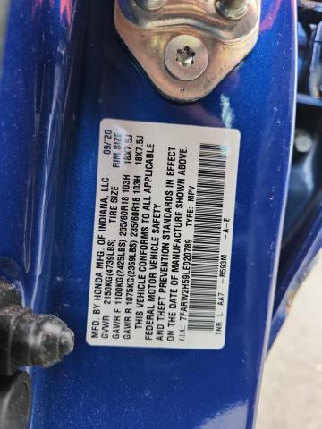 2020 HONDA CR-V EX 7FARW2H59LE020789