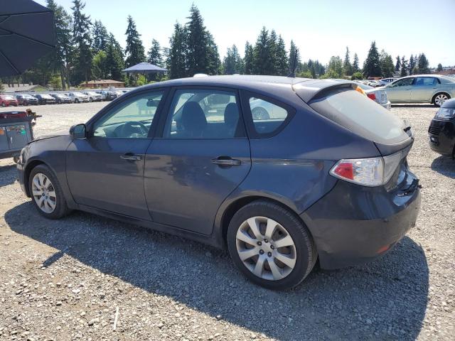 SUBARU IMPREZA 2. 2009 charcoal  gas JF1GH61689H825642 photo #3
