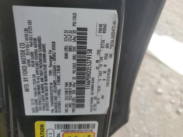 1FA6P0HD2E5379158 2014 FORD FUSION