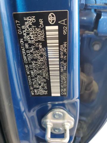 2017 TOYOTA PRIUS C JTDKDTB31H1592875