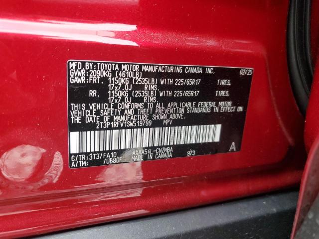 2025 TOYOTA RAV4 XLE - 2T3P1RFV1SW519799