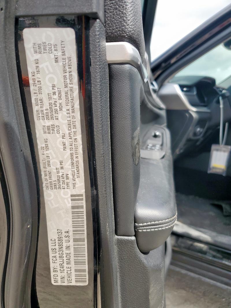 2022 JEEP GRAND CHER 1C4RJJBG3N8589137