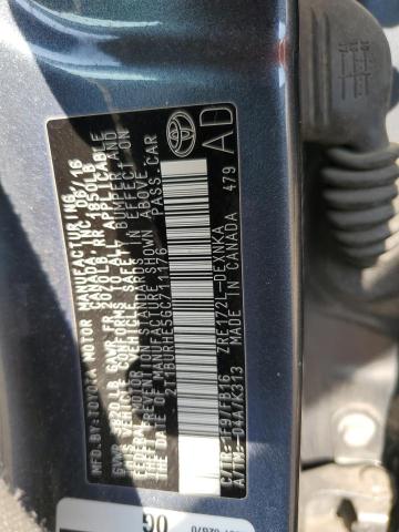 2016 TOYOTA COROLLA L - 2T1BURHE5GC711176