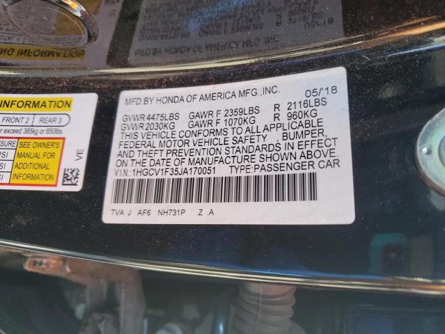 2018 HONDA ACCORD SPO - 1HGCV1F35JA170051