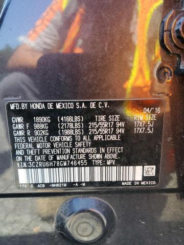 2016 HONDA HR-V EXL 3CZRU6H78GM746455