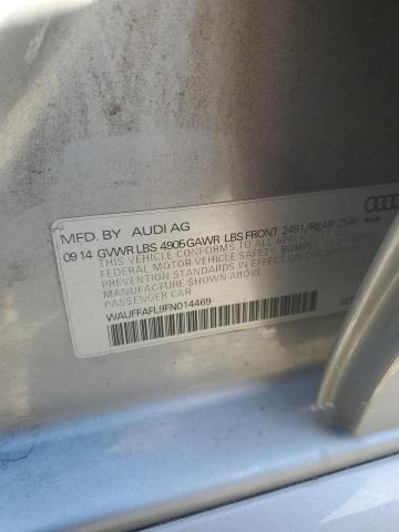 2015 AUDI A4 PREMIUM WAUFFAFL9FN014469
