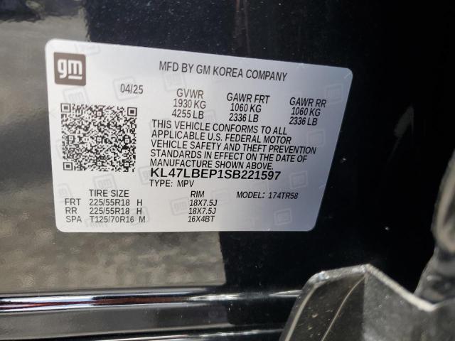 2025 BUICK ENVISTA SP KL47LBEP1SB221597