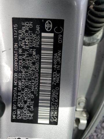 2015 TOYOTA PRIUS - JTDKN3DUXF0485135