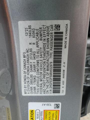2024 HONDA CIVIC SPOR - 2HGFE2F59RH532979