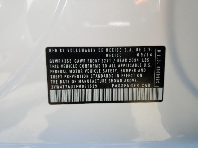 2015 VOLKSWAGEN GTI 3VW4T7AU2FM031529