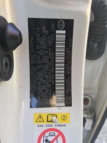 2016 LEXUS ES 350 58ABK1GGXGU028195