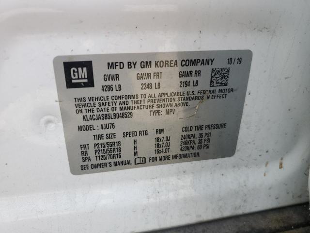 2020 BUICK ENCORE PRE KL4CJASB5LB048529