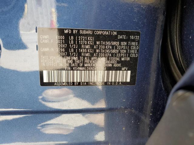 2022 SUBARU ASCENT LIM 4S4WMALD6N3471784