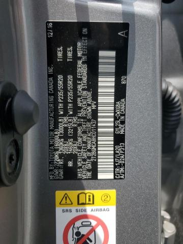 2017 LEXUS RX 450H BA 2T2BGMCA8HC011437