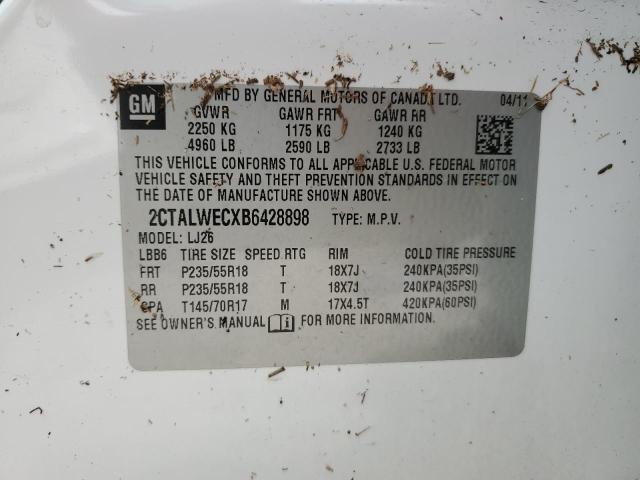 2011 GMC TERRAIN SLT - 2CTALWECXB6428898
