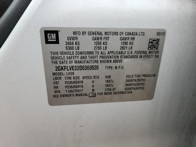 2013 GMC TERRAIN SL - 2GKFLVE32D6360826