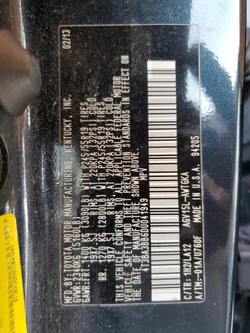 2013 TOYOTA VENZA LE - 4T3BA3BB6DU041949