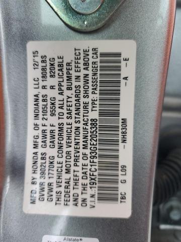 2016 HONDA CIVIC TOUR 19XFC1F93GE205388