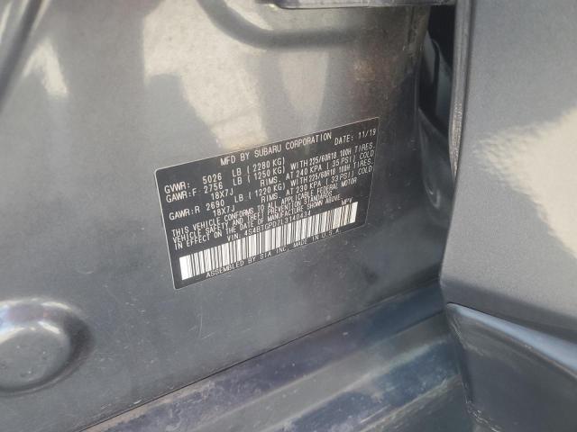 2020 SUBARU OUTBACK TO 4S4BTGPD7L3140434