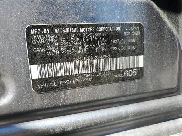 2020 MITSUBISHI OUTLANDER JA4JZ3AX7LZ614397