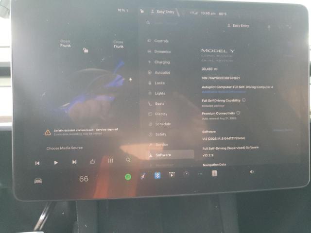 2024 TESLA Y - 7SAYGDEE3RF981971