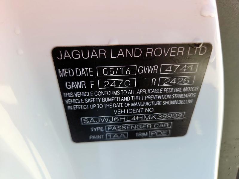 2017 JAGUAR F-TYPE R - SAJWJ6HL4HMK39999