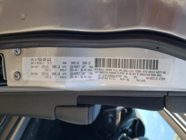 2016 JEEP CHEROKEE L 1C4PJMCB9GW147747
