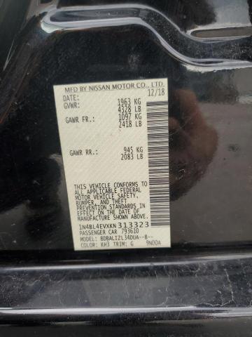 2019 NISSAN ALTIMA SL 1N4BL4EVXKN313323