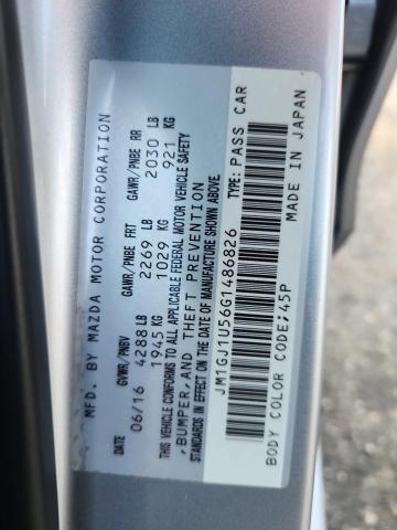 2016 MAZDA 6 SPORT - JM1GJ1U56G1486826