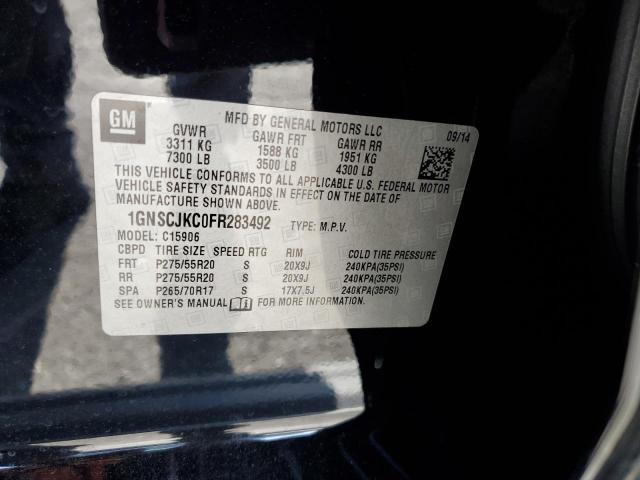 2015 CHEVROLET SUBURBAN C 1GNSCJKC0FR283492