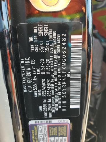 2021 KIA SORENTO SX - 5XYRK4LFXMG062482