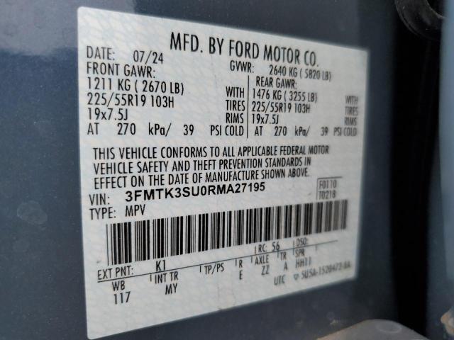 2024 FORD MUSTANG MA - 3FMTK3SU0RMA27195