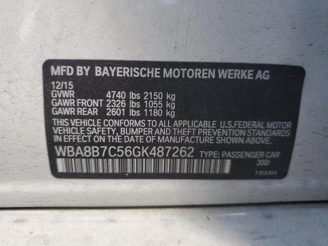 2016 BMW 340 XI WBA8B7C56GK487262